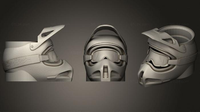 Mask (Cascocroos, MS_0347) 3D models for cnc